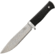Fallkniven A1 Pro Fixed Blade Knife, 6.125in, Drop Point, Satin, Black, Kraton Handle FNA1PRO