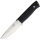 Fallkniven F1 Pro 10 Knife, 8.5in Overall, 4in Satin Laminate Cobalt Steel Drop Point, Black Checkered Tpr Handle, SS Guard, Black Polypropylene Sheath, F1PRO10