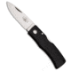 Fallkniven Fallkniven U2 Gemini Lockback Knife Black Zytel 2.5" Satin 3G, Black, 3G, adult, BHQ-47488