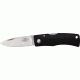 Fallkniven Model U2 Folding Knife,Steel Drop Point, Black Zytel Handle FNU2