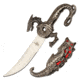 Fantasy Master Sword Letter Opener, 5in Blade, Stainless Steel Blade, Red, FMT-056RD