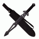 Fantasy Master Fixed Blade, 25in, Stainless Steel Blade, Cord Wrapped Handle FM-672