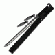 Fantasy Master Fixed Blade, 28in, Stainless Steel Blade, Black Cord Wrapped Full Tang Stainless Steel Handle FM-644T
