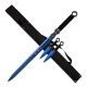 Fantasy Master Fixed Blade, 28in, Stainless Steel Blade, Cord Wrapped Handle, FM-644BL