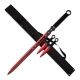 Fantasy Master Fixed Blade, 28in, Stainless Steel Blade, Cord Wrapped Handle, FM-644RD
