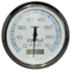 Faria Beede Instruments Chesapeake White SS 4" Tachometer w/Hourmeter - 7,000 RPM Gas - Outboard 54643