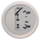 Faria Beede Instruments White 2&quot; Trim Gauge Mercury / Mariner / Mercruiser / Volvo DP / Yamaha-2001 and newer Dress 54672