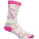 Farm To Feet Helena Stylized Traditional Hiker Sock - Womens-Natural/Berry-Large