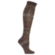 Farm To Feet Mahtomedi Nordic Knee High Sock - Womens-Brown/Lead Grey-Large