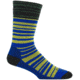 Mount Airy Super Stripe Mid Weight Crew Sock - Mens-Charcoal/Woodbine-X-Large