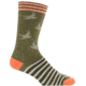 Farm To Feet Wrightsville Sparrow Sporting Sock - Womens-Olive Night/Carrot-Small
