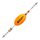 Fathom Flo-Orange Egg Cork w/rattle chamber, PC02-FORG