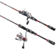 Favorite Fishing Army Spinning Combo, 6ft 6in, Medium, Black/Red, ARM662M10