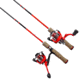 Favorite Fishing Do Dock Snub Nose Crappie Spinning Combo, 5ft 3in, Medium, Red/Black, DDK-531M10