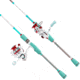 Favorite Fishing Shay Bird Spinning Combo, 7ft 1in, Medium Heavy, White/Teal, SBR-711MH20