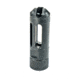 Faxon Firearms 5.56mm MuzzLok Ported Flash Hider, Black, FFMD556PFHSQPQ