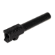 Faxon Firearms Duty Series Glock 19 Compact 9mm Non-Threaded Pistol Barrel, 4in, 1-10 Twist, QPQ Nitride, Black, GA910N19NGQ-N
