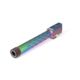 Faxon Firearms Match Series Barrel for Glock 17 Gen1-4 Match Series Barrel, Flame Fluted, Threaded, 9mm, 1-10 Twist, 1/2x28, 416-R SS, Nitride, Chameleon, GB910N17LGQ-T-NCR