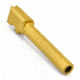 Faxon Firearms Smith &amp; Wesson M&amp;P Fullsize Flame Fluted 9mm Barrel, 1-10 Twist, 416-R SS, Nitride, TiN, Gold, M&amp;PB910NFLOQ-N-TiN