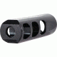 Faxon Firearms .620in Streamline 3 Port Muzzle Brake, Steel, QPQ Nitride, Black, Small, FFMD556S63PSQPQ