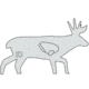 Infinite Defense Deer Silhouette Infinity Target DECB7397, ID-DEER-SILO-1-1