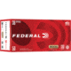 Federal 38 Special 130 Grain Full Metal Jacket Brass Pistol Ammo, 50 Rounds, C38130A