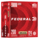 Federal Cartridge/Kinetic Pistol Ammo 9Mm 124 Fmj Champ Brass 200/5, C9124A200