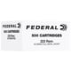 Federal American Eagle 223 Remington 55 Grain FMJ Brass Rifle Ammo, 500 Rounds, FC223F500