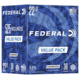 Federal Champion .22 Long Rifle 36 Grain Lead Hollow Point Rimfire Ammo, 525 Rounds, 747