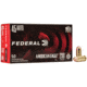Federal Premium American Eagle 45 Auto 230 Grain Full Metal Jacket Brass Cased Centerfire Pistol Ammo, 50 Rounds, AE45A