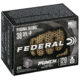 Federal Premium Centerfire Handgun Ammunition .38 Special 120 grain Jacketed Hollow Point Centerfire Pistol Ammo, 20 Rounds, PD38P1