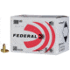 Federal Premium Champion Training 9mm Luger 115 Grain Full Metal Jacket Brass Cased Centerfire Pistol Ammo, 500 Rounds, C9115A500