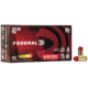 Federal Premium Syntech Action Pistol 40 S&amp;W 205 Grain Syntech Jacket Flat Nose Centerfire Pistol Ammo, 50 Rounds, AE40SJAP1