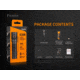 Fenix E30 R Rechargeable Flashlight, E30RSTBK