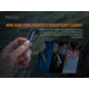 Fenix E01 V2, Flashlight, White LED, 100 Lumens, 2.62 Long, Anodized Finish, Black, Includes 1-AAA Battery