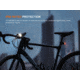 Fenix Fenix BC28R Rechargeable Lithium Ion 2500 Lumens LED Bike Light, Black, BC28RBCBK