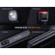 Fenix Fenix BC28R Rechargeable Lithium Ion 2500 Lumens LED Bike Light, Black, BC28RBCBK