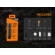 Fenix Lighting LD30 Lithium Ion 1600 Lumens Luminus SST40 LED Flashlight, Black, LD30XLBK-RB