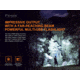 Fenix Lighting LR35R Lithium Ion 10000 Lumens Luminus SST40 LED Flashlight, Black, LR35RSBK