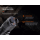 Fenix Lighting PD35R Lithium Ion 1700 Lumens Luminus SFT40 LED Flashlight, Black, PD35RXBK