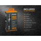 Fenix PD35 Version 2.0 Flashlight, 1000 Lumens, Black PD35V2BK