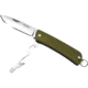 RUIKE S21 Multifunction Knife, 2.1in, 14C28N Stainless Steel, Clip Point, Plain Blade, Green, S21-G