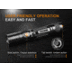 Fenix UC35 Version 2.0 Rechargeable Flashlight, 1000 Lumens, Black UC35V2BK