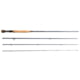 Fenwick AETOS Fly Rod, 10ft, Medium, Fast, 4 Pieces, 4wt, Steel Blue, 10', 1590938