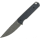 Ferrum Forge Knife Works Lackey Fixed Blade Black Knife, 2.88 stonewash finish D2 tool steel blade, Black G10 handle, LACKEY G10 BLACK D2