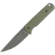 Ferrum Forge Knife Works Lackey Fixed Blade OD Knife, 2.88 stonewash finish D2 tool steel blade, OD green G10 handle, LACKEY G10 OD GREEN D2