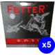 Fetter 12 Gauge 5 Shot 2.75in Centerfire Shotgun Ammo, 125 Rounds