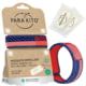 Parakito Mosquito Repellent Wristband w/ 2 Refills, Patriot USA Flag, One Size, LPTWB3G116