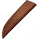 FH Knives Damascus Fixed Blade Knife, 12in Overall, 7in Damascus Steel Blade, Brown/Red Wood Handle, Brown Leather Belt Sheath, AB-1473 (FH BOX)
