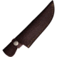 FH Knives Damascus Fixed Blade Knife, 10.25in Overall, 5.75in Damascus Steel Clip Point Blade, Natural Bone Handle, Brown Leather Belt Sheath, AB-1352 (FH BOX)
